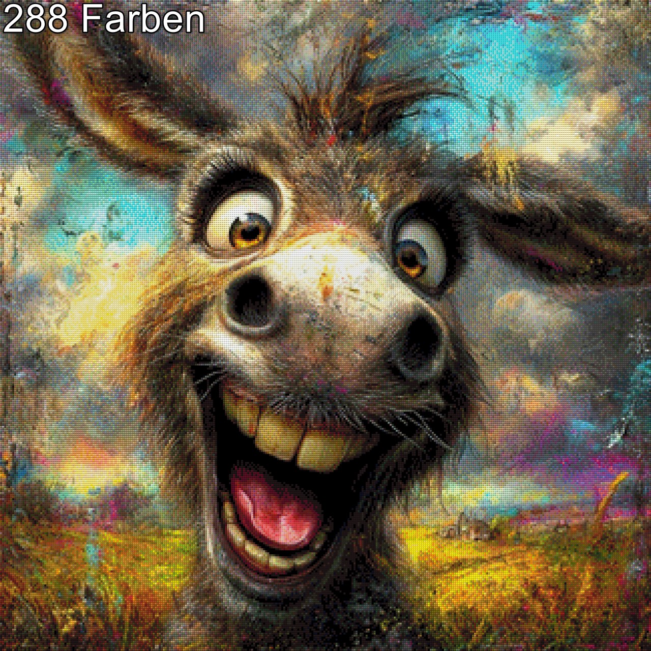 Quatschhuf - Diamond Painting