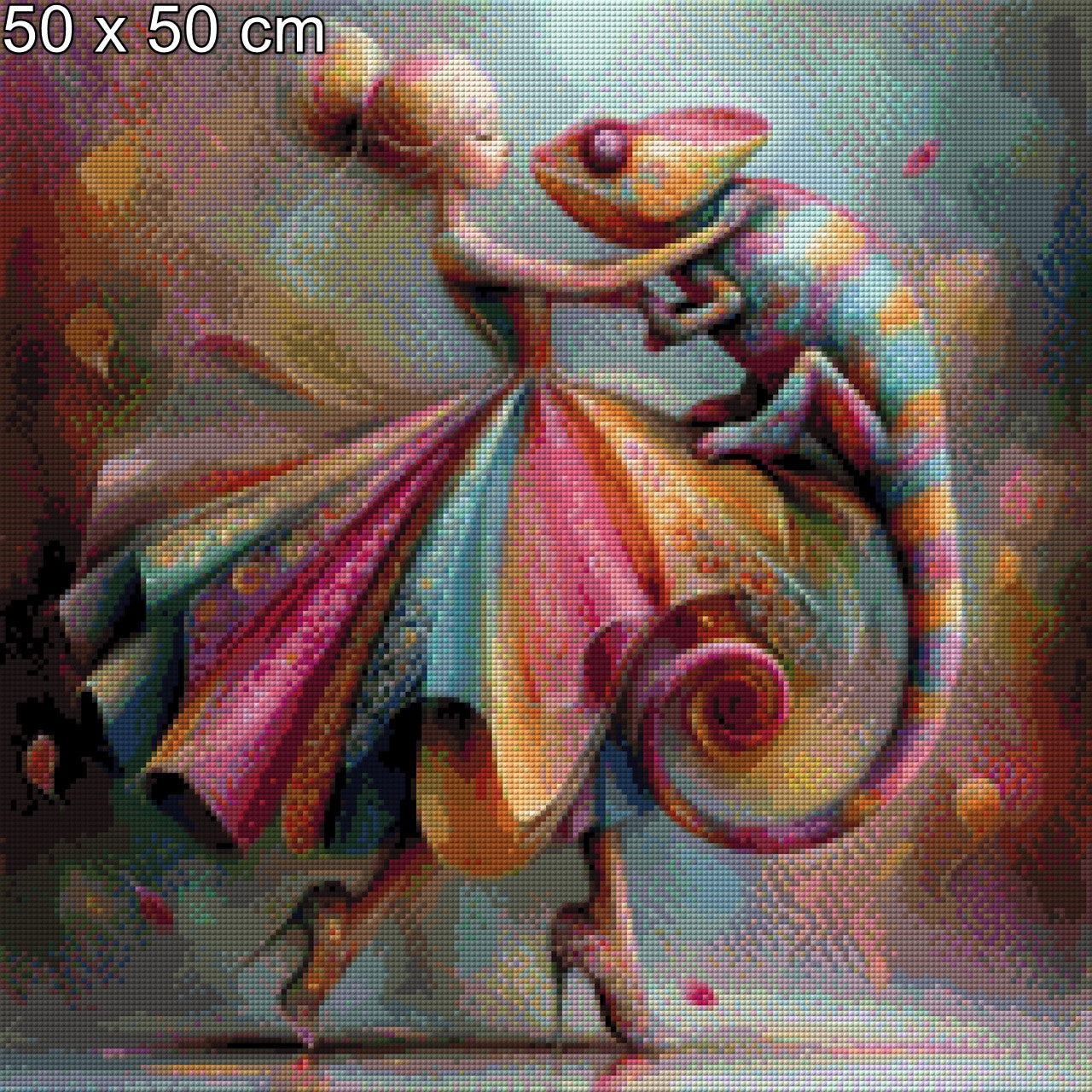 Farbwirbel - Diamon Painting