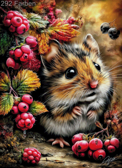 5D Diamond Painting - Beerenbäckchen