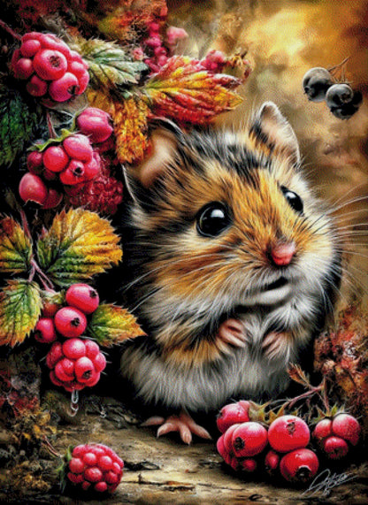 5D Diamond Painting - Beerenbäckchen