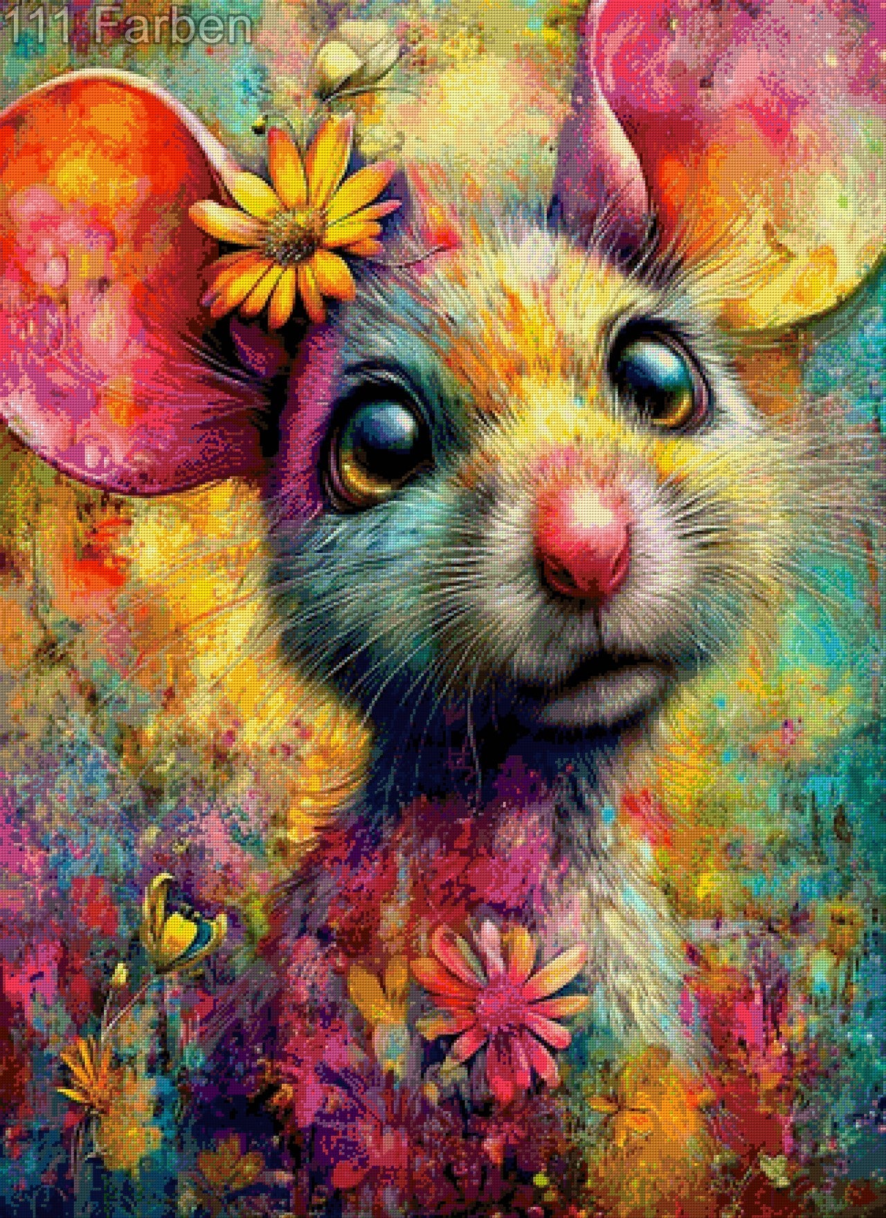 5D Diamond Painting - Kuntermaus