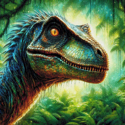 Velociraptor - Diamond Painting