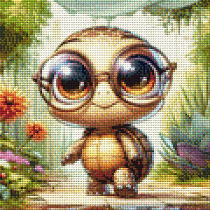 Glubschi Schildkröte - Diamond Painting
