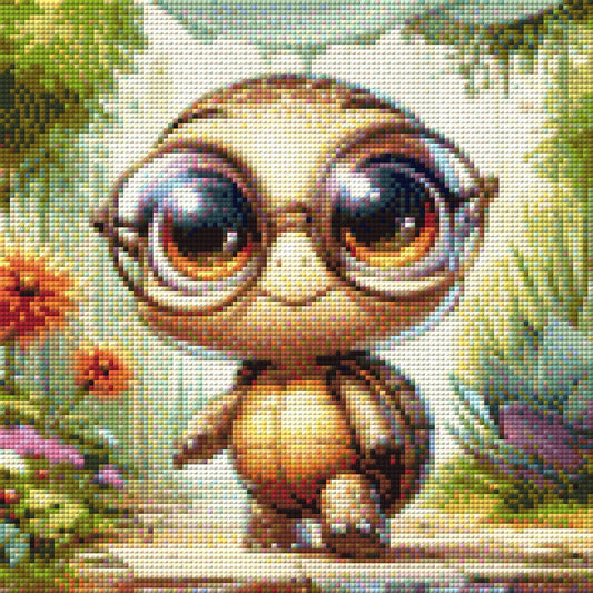Glubschi Schildkröte - Diamond Painting