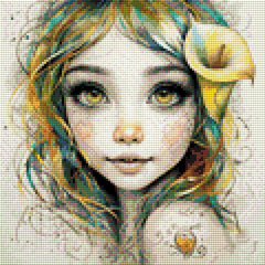Annabell die Zarte - Diamond Painting