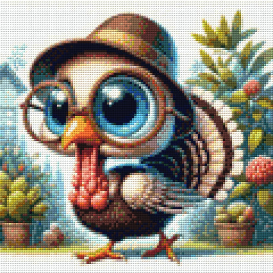 Glubschi Auerhahn - Diamond Painting