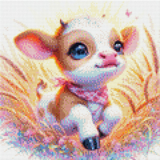 Rosalinde das Kälbchen - Diamond Painting