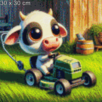 Karlchen mäht Rasen - Diamond Painting