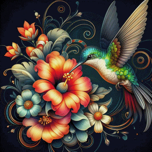 Blütenkuss - Diamond Painting