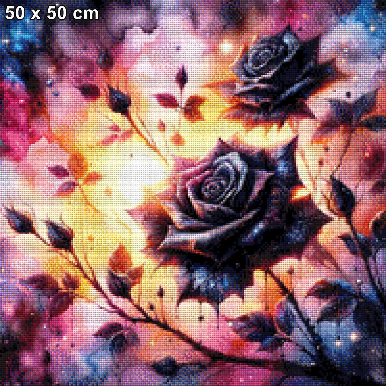 Black Rose - Diamond Painting