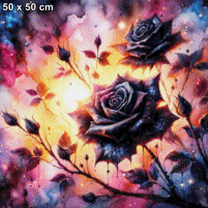 Black Rose - Diamond Painting