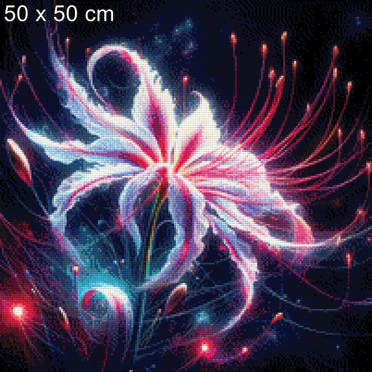 Blüte der Nacht - Diamond Painting