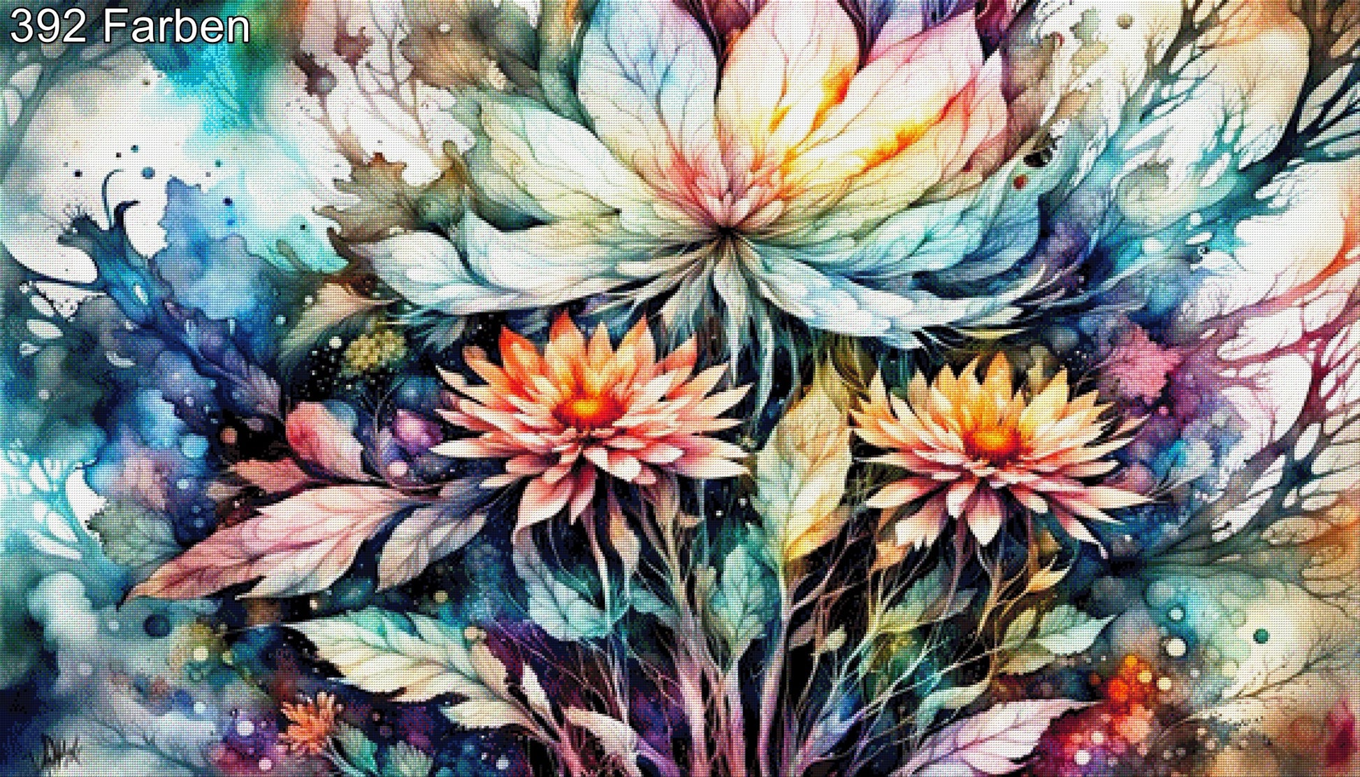 Blumenmeer - Diamond Painting