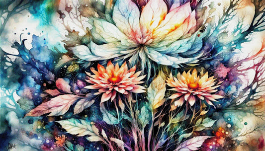 Blumenmeer - Diamond Painting
