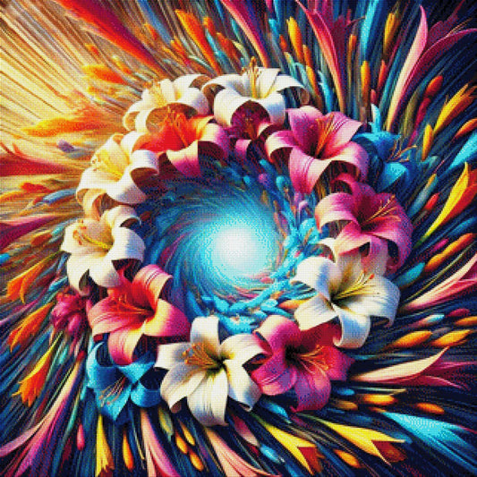 Blumenuniversum - Diamond Painting