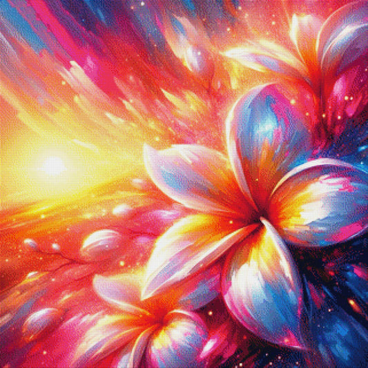 Glitzer Frangipani - Diamond Painting