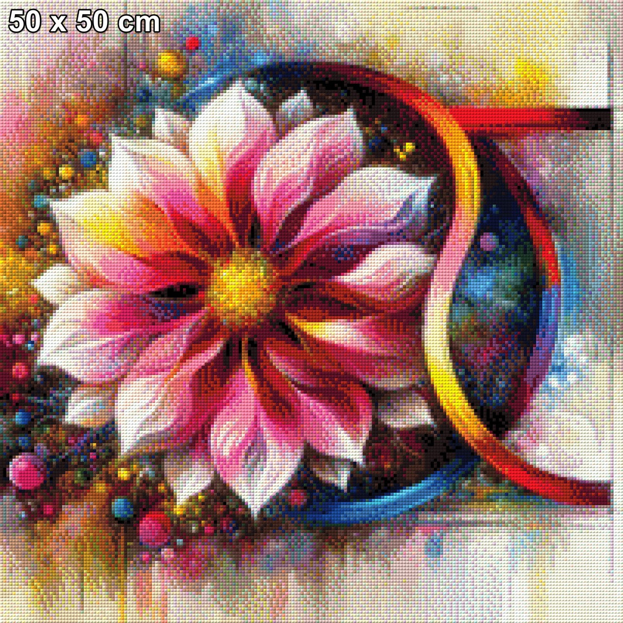 Flower Sign - Diamond Painting
