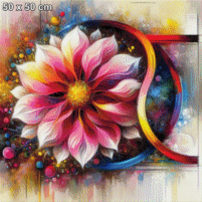 Flower Sign - Diamond Painting