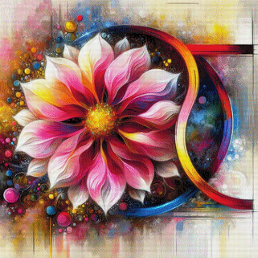 Flower Sign - Diamond Painting