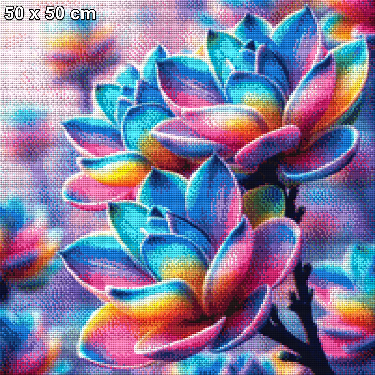 Bunte Flora - Diamond Painting