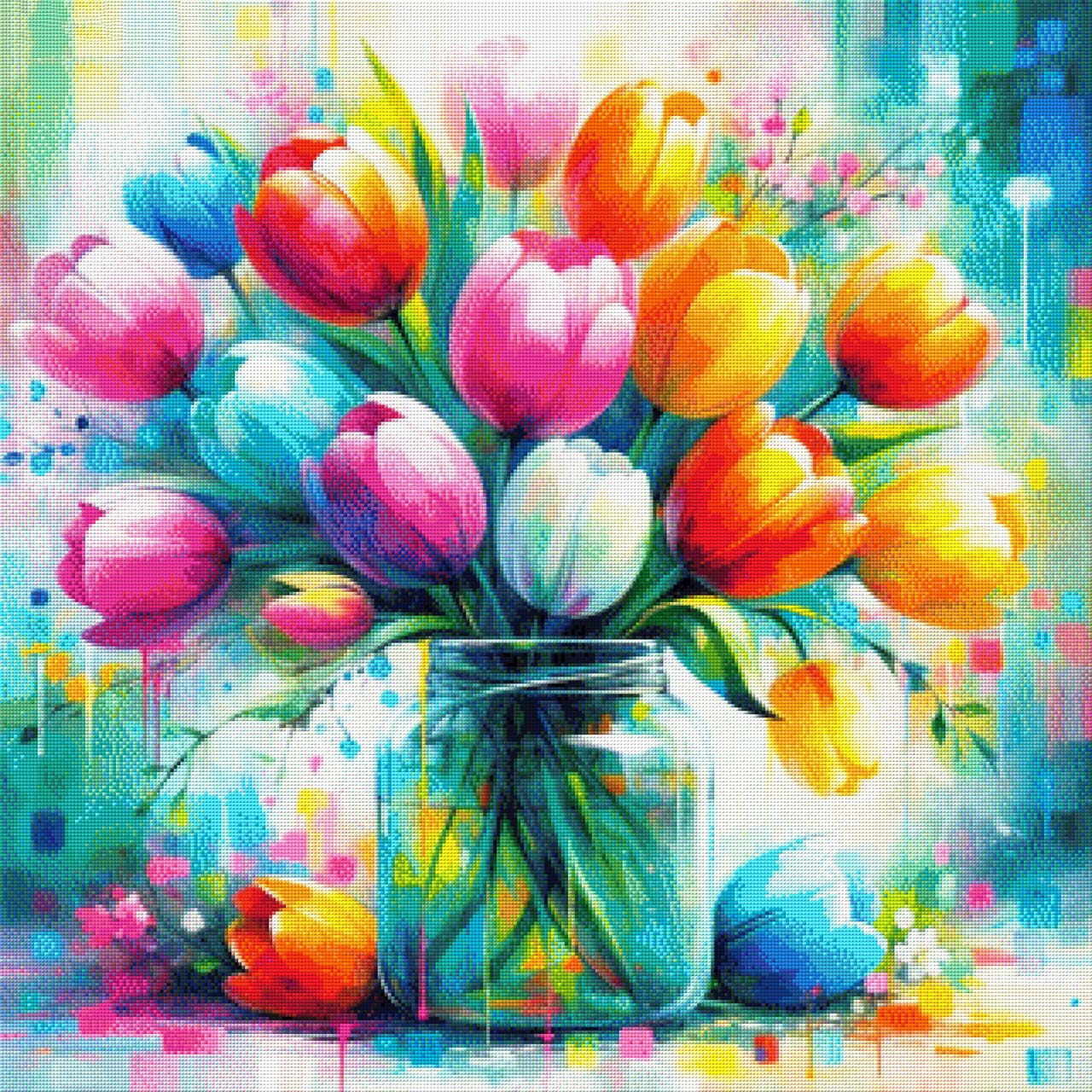 Frühling - Diamond Painting