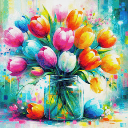 Frühling - Diamond Painting