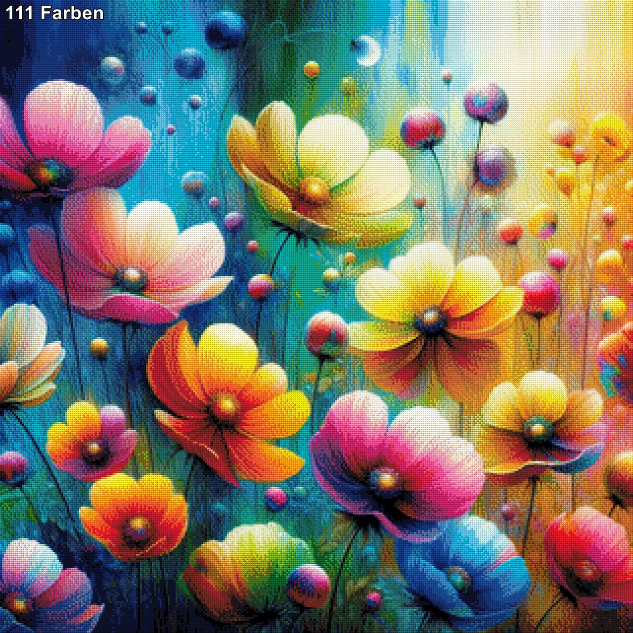 In voller Blüte - Diamond Painting