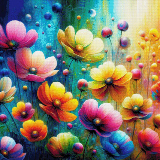In voller Blüte - Diamond Painting