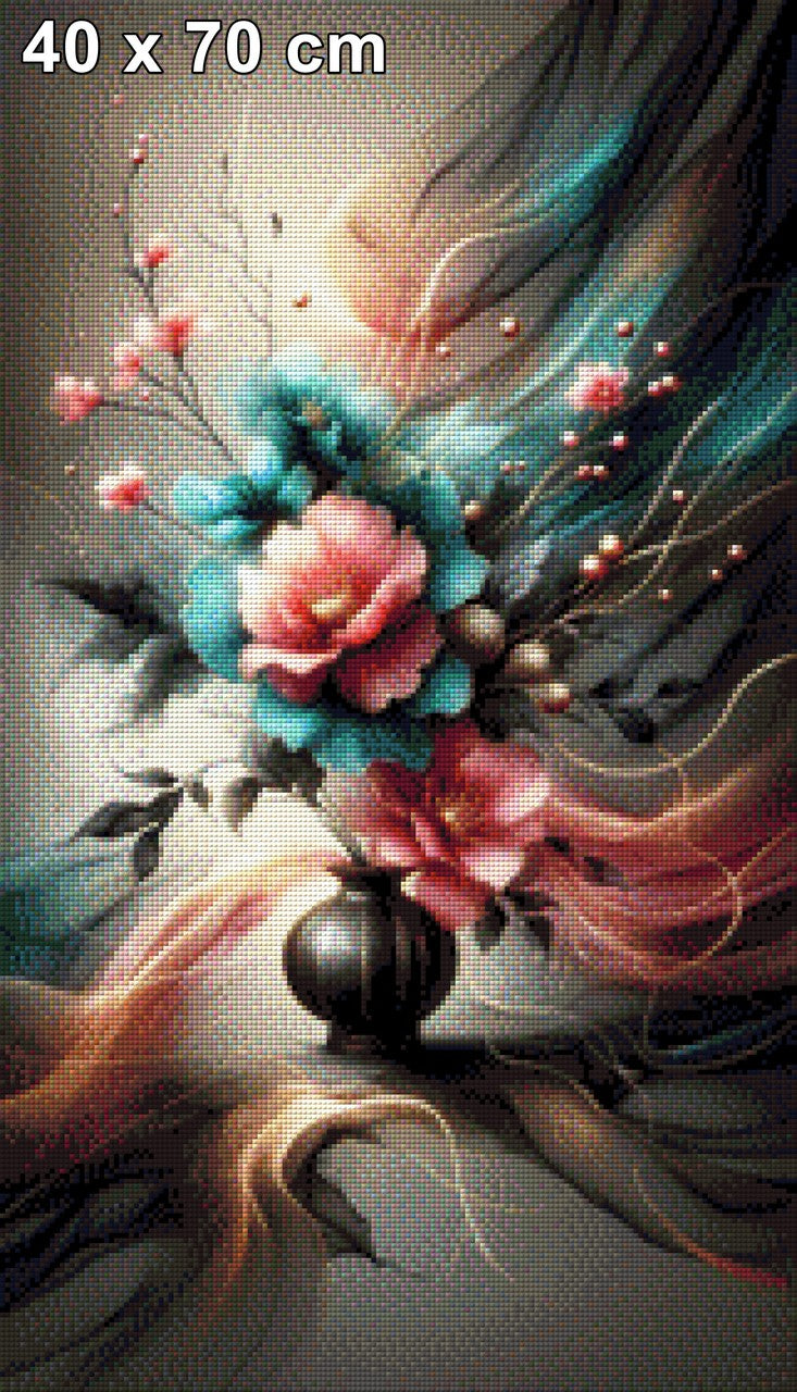 Blumenphantasie - Diamond Painting