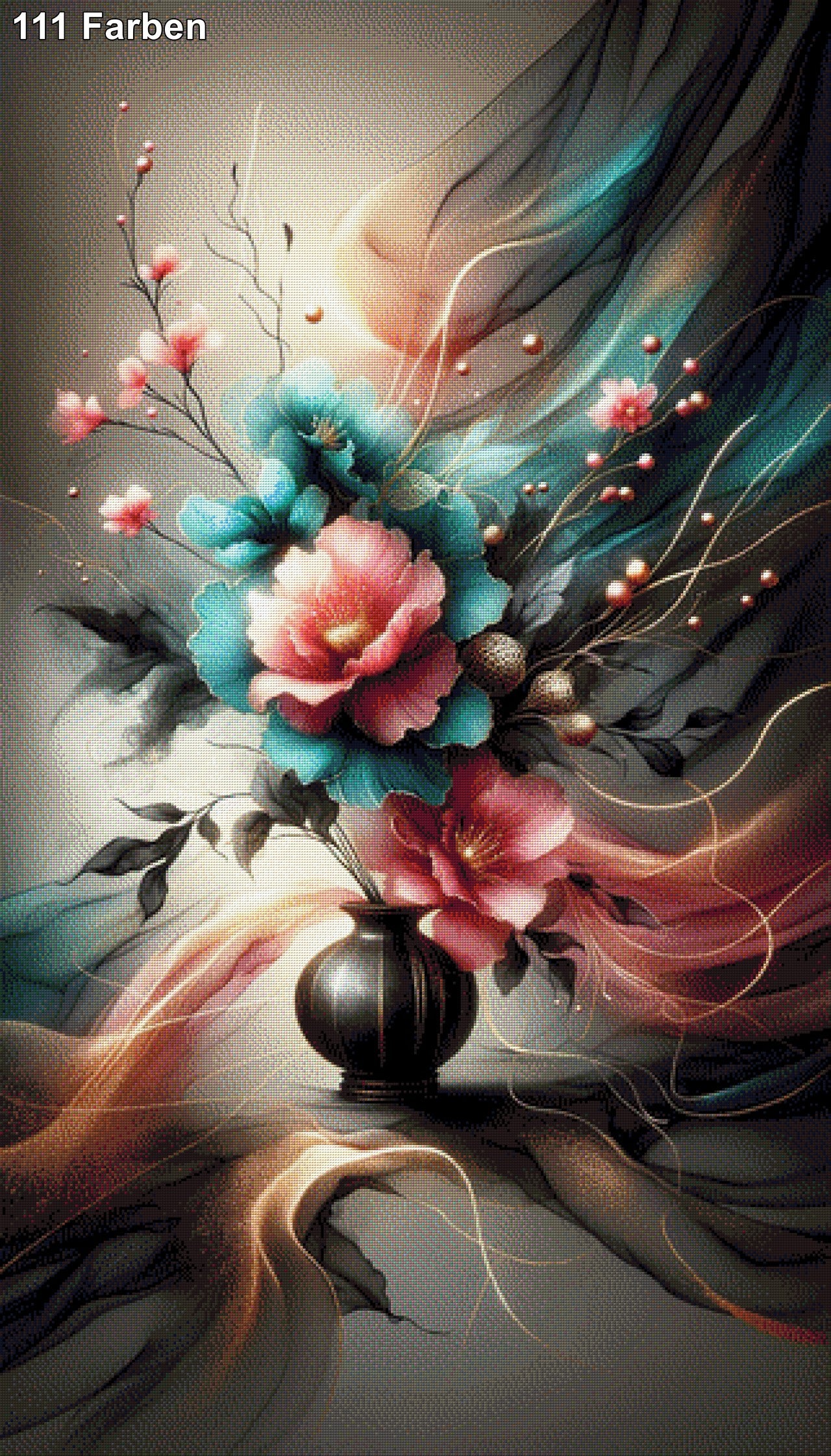 Blumenphantasie - Diamond Painting