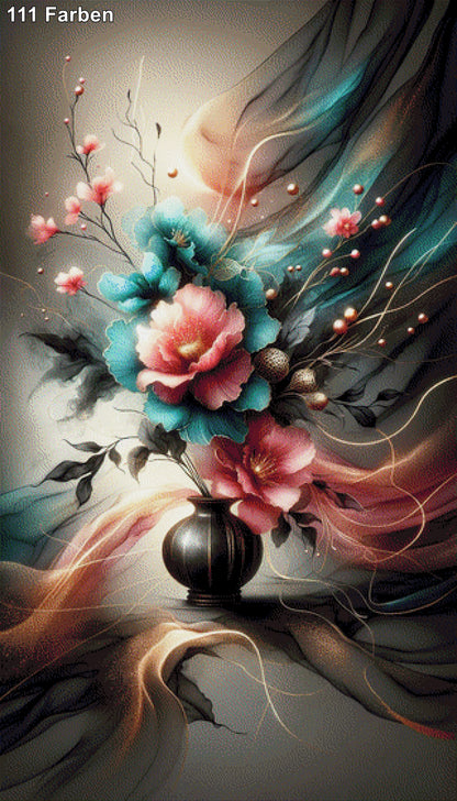 Blumenphantasie - Diamond Painting