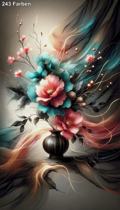 Blumenphantasie - Diamond Painting
