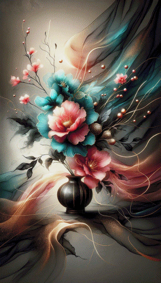 Blumenphantasie - Diamond Painting