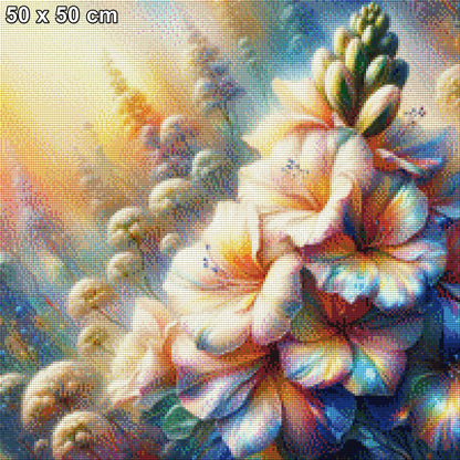 Florale Eleganz - Diamond Painting