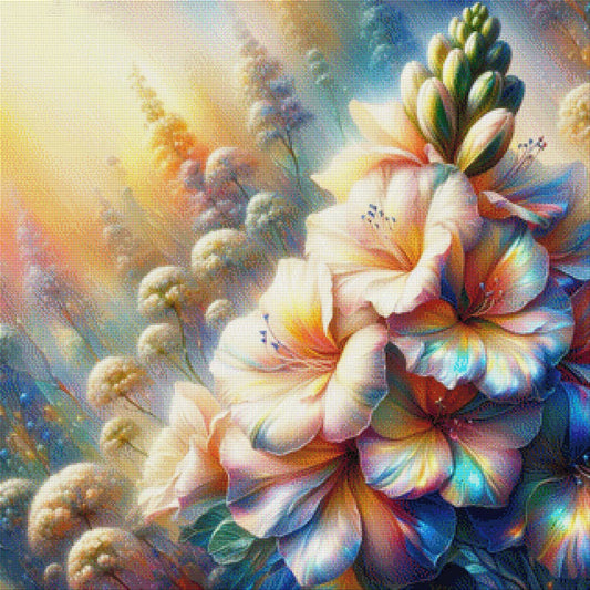 Florale Eleganz - Diamond Painting