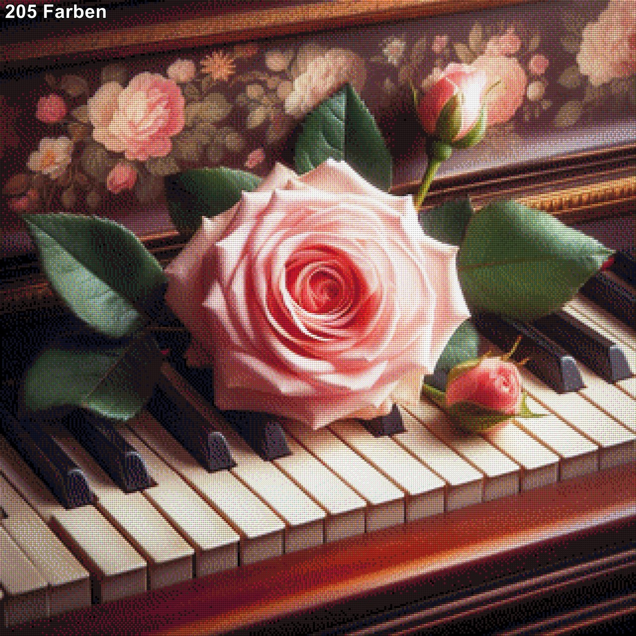 Das Lied einer Rose - Diamond Painting