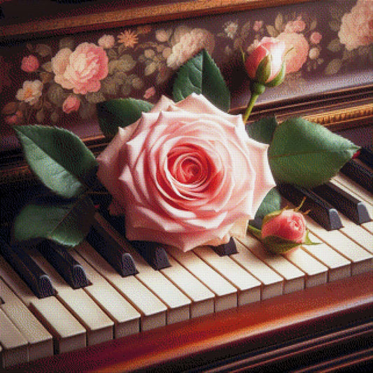 Das Lied einer Rose - Diamond Painting