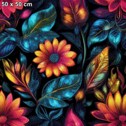 Flower Wall - Diamond Painting