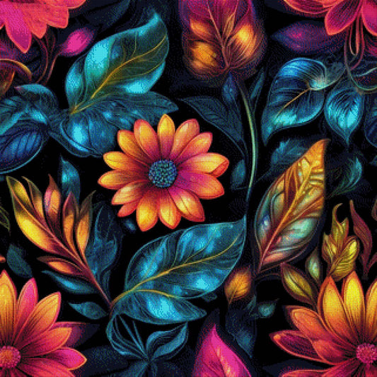 Flower Wall - Diamond Painting