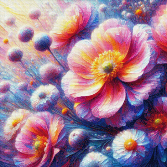Harmonie in Blüten - Diamond Painting