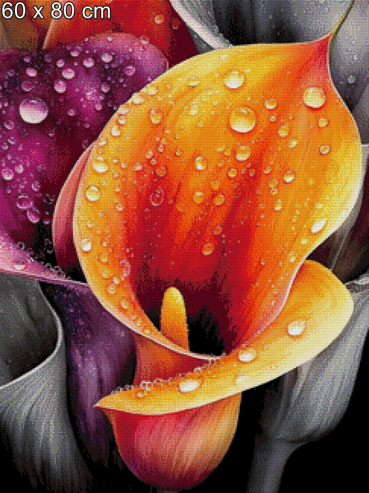 Diamond Painting Blumen Callas