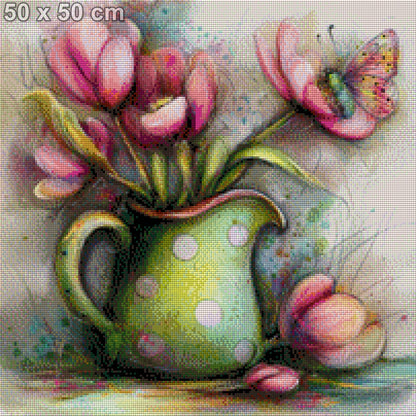 5D Diamond Painting - Frühlingsfantasie