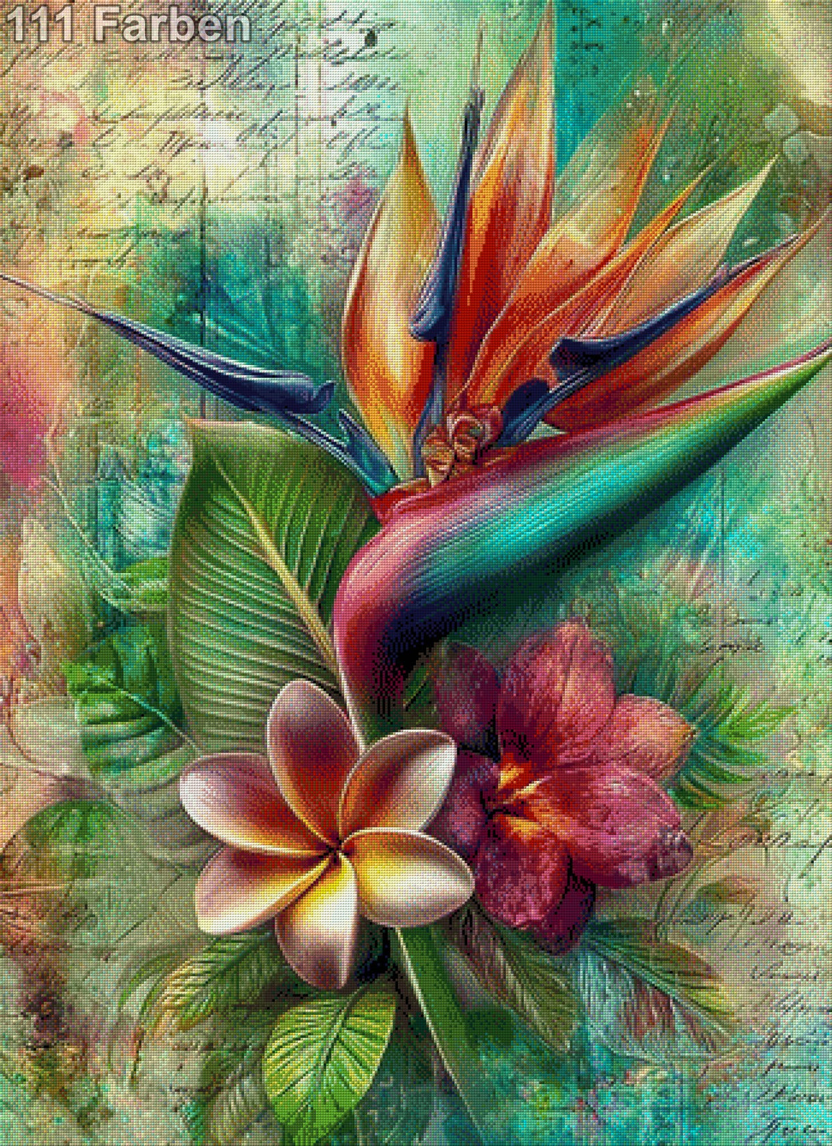 5D Diamond Painting - Paradiesische Harmonie