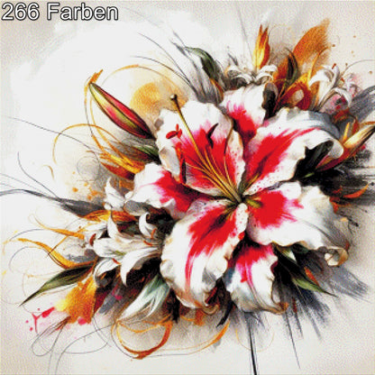 Lilienflamme - Diamond Painting