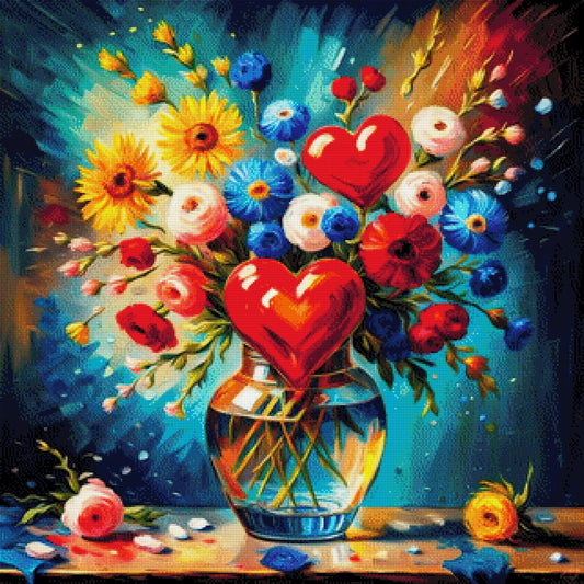 Liebesstrauß - Diamond Painting