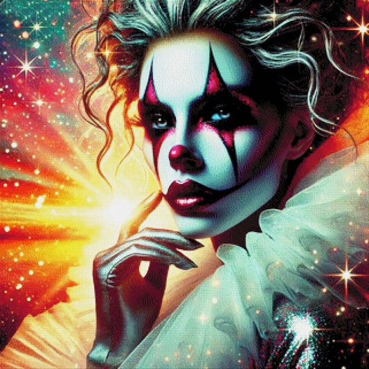 Frau Harlekin - Diamond Painting