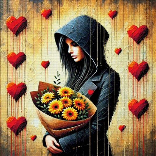 Flower Girl - Diamond Painting