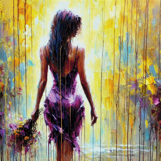 Lady Lila - Diamond Painting
