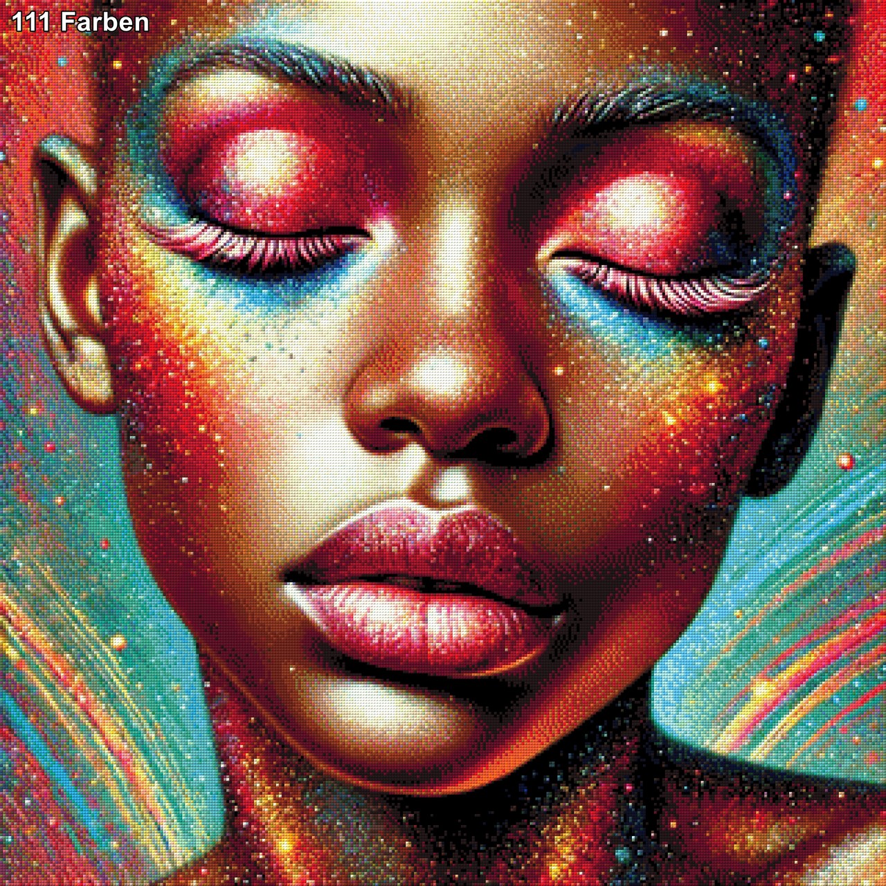 Glitzernde Schönheit - Diamond Painting
