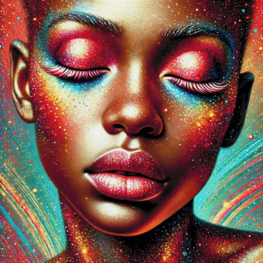 Glitzernde Schönheit - Diamond Painting